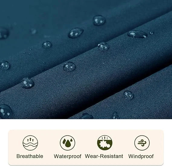 Waterproof Rain Poncho Women Men Lightweight Breathable Rain Cape 3 in 1 Multifunctional Raincoat Rain Cover