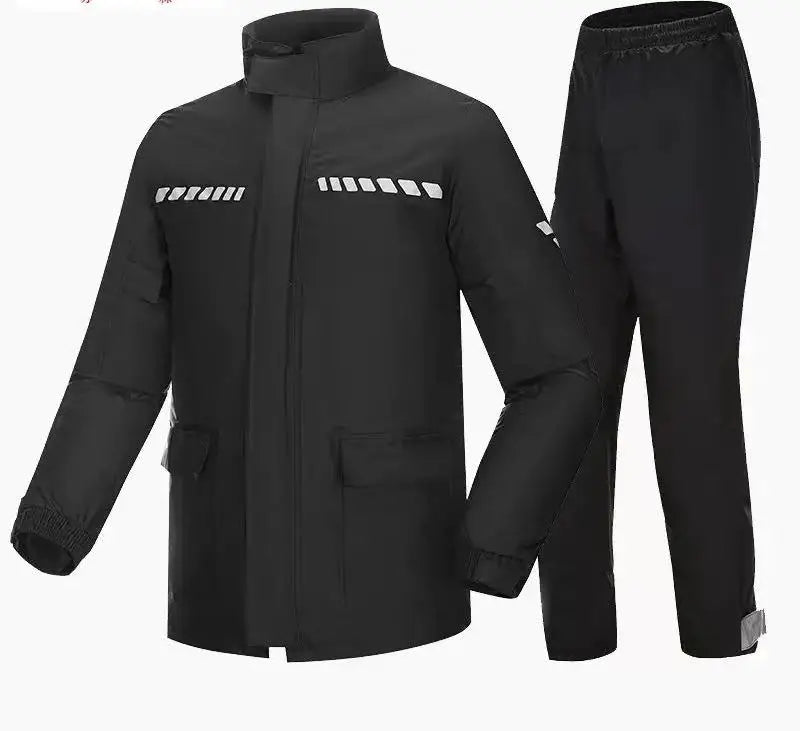 Motowolf Waterproof Nylon Motorcycle for Poncho Rainsuit for Adults for Summer & Winter Travel & Outdoor Activities Camping