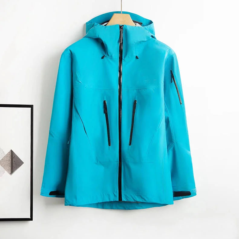 Manufacturer of Waterproof 3-Layer  Hard Shell Windbreaker Outdoor Jacket Zipper Closure With CE and ISO9001 Certificates