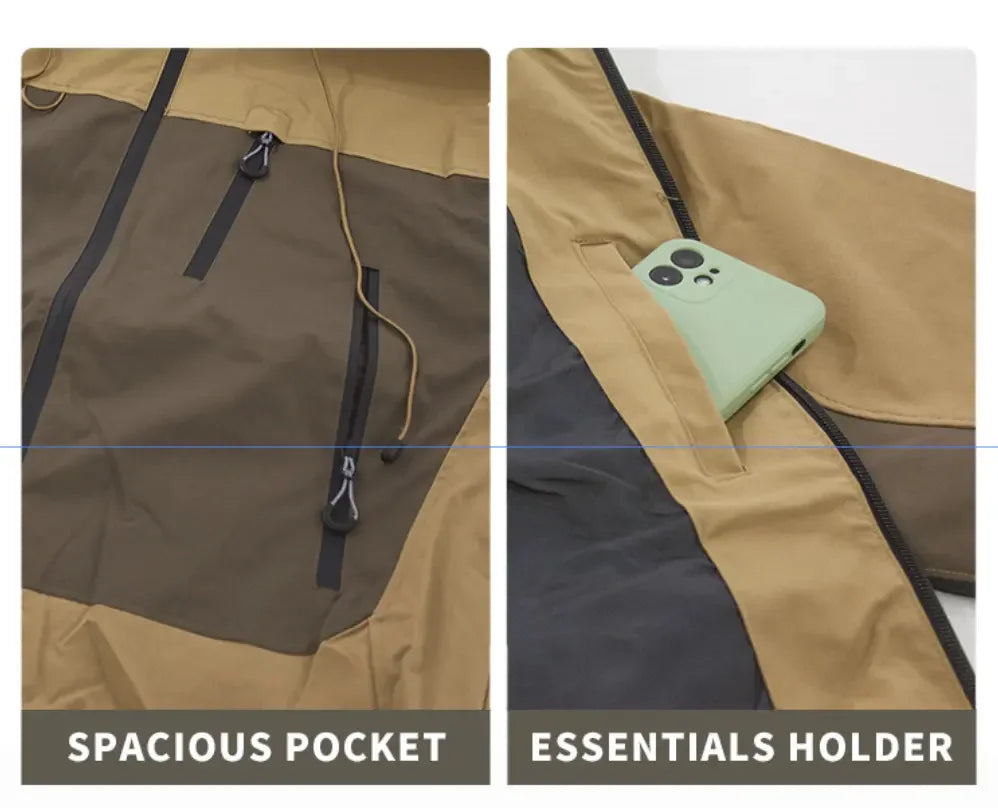 High Quality Male and Female Water Proof Wind Breaker Outdoor Sports Raincoat Custom Logo Waterproof Windbreaker Hooded Jackets