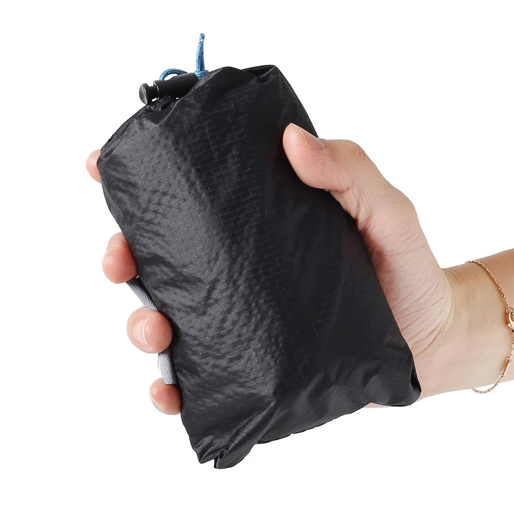 Ultra Light Waterproof Kilt Rain Pants With Logo Decoration Outdoor Reusable Skirt for Hiking Packable With One Pocket