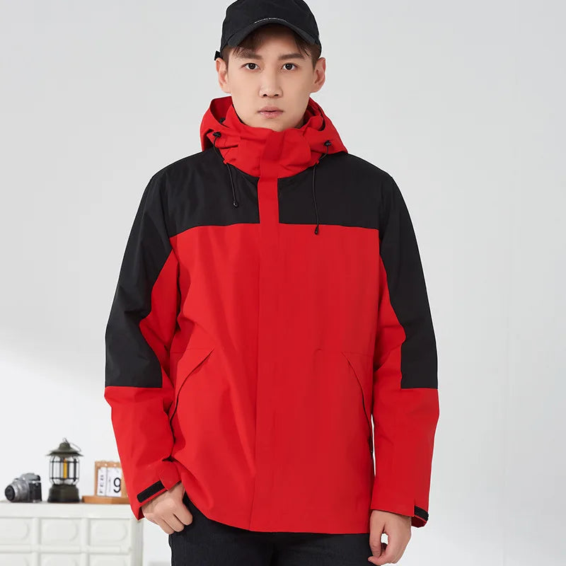 Customizable Waterproof Ski Suit Rain Jacket Printed Oxford Fabric Raincoat Boys Girls XXL XXXL Sizes Designed Outdoor Camping