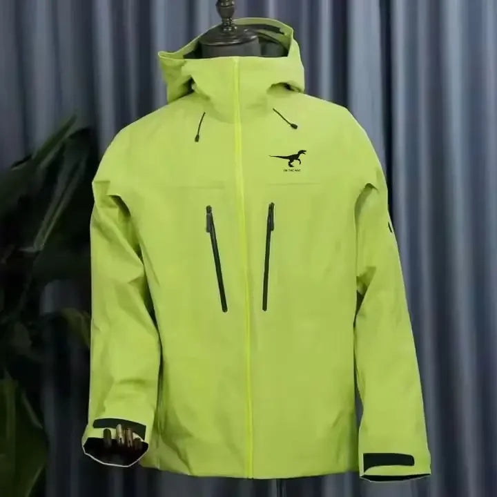 Custom OEM Waterproof Hiking Clothing and Windproof Outdoor Jackets Running Hooded Windbreaker Jacket for Men