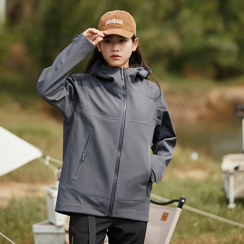 Customizable Soft Shell Jacket with Full Heat Sealing Waterproof Windproof Fleece-Lined for Mountaineering Quality Outdoor Gear