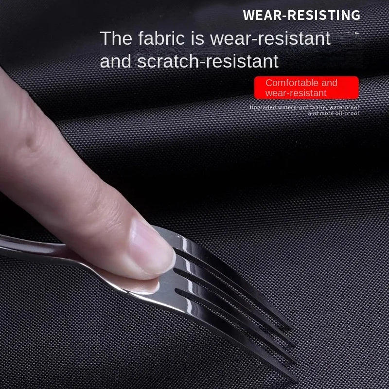 Oxford Cloth Thickened Waterproof Windproof Single-Person Hiking Camping Long Raincoat & Rain Pants Set