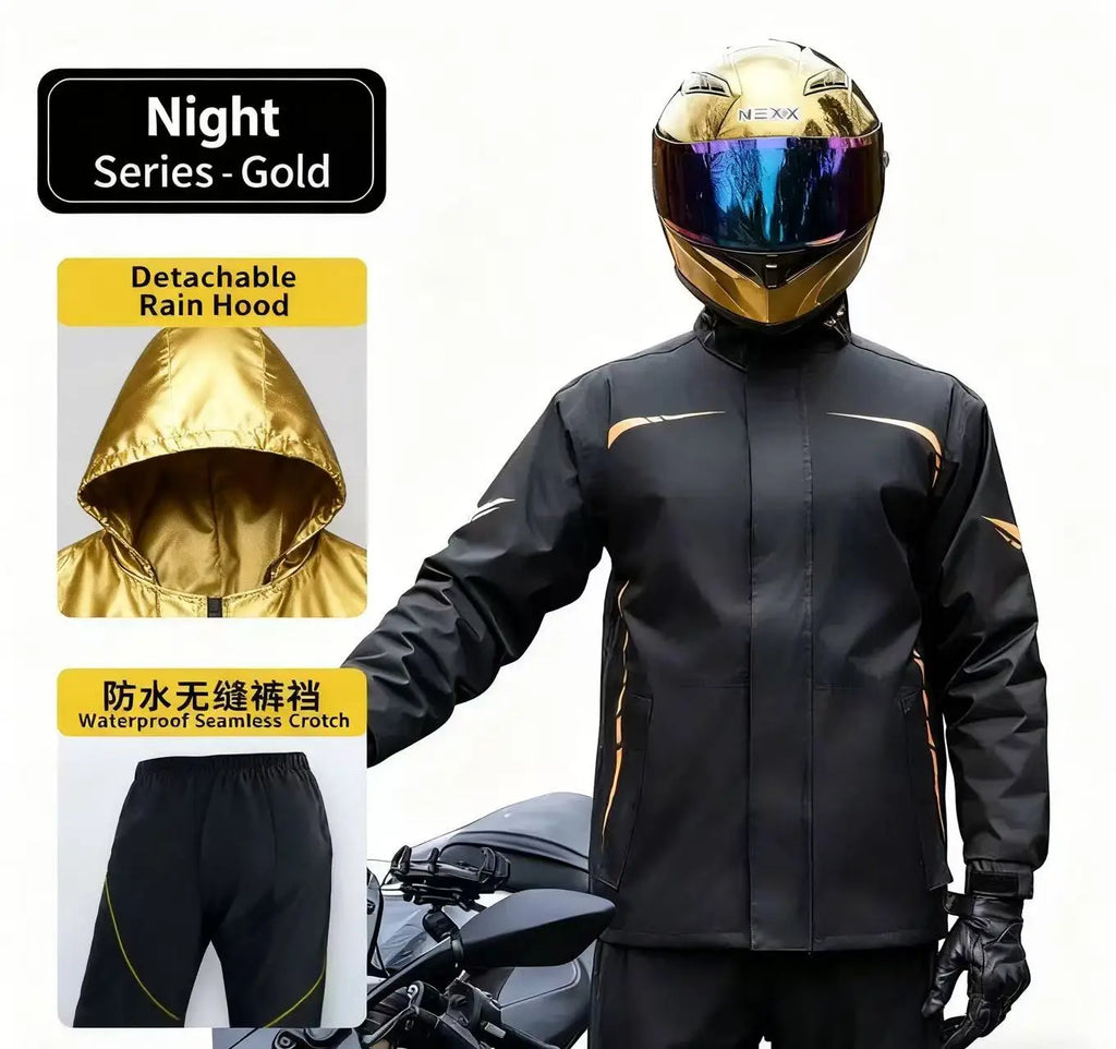 Hot Selling Waterproof & Windproof Rain Suits Reflective Coats for Outdoor Travel & Tour Activities