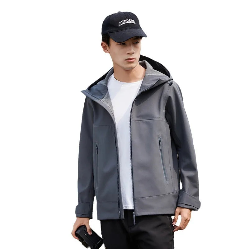 Customizable Soft Shell Jacket with Full Heat Sealing Waterproof Windproof Fleece-Lined for Mountaineering Quality Outdoor Gear