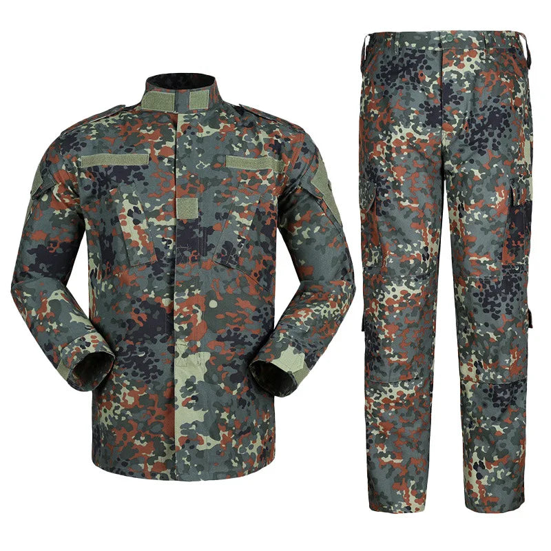Horse-riding ACU Second-generation Unisex Camouflage Cotton Outdoor Training Tactical Suit Wear-resistant Breathable