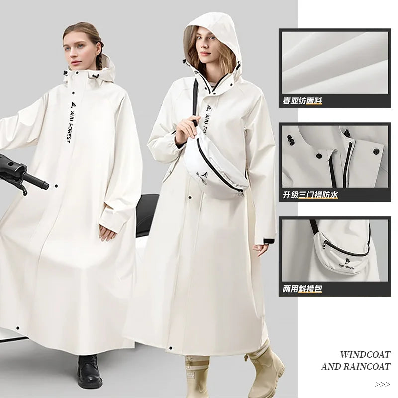 Modern Outdoor Waterproof Oxford Cloth Single-Person Windbreaker Raincoat Fashionable Travel for Poncho for Tour Activities