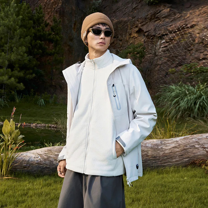 Men's Lightweight High Quality Autumn Varsity Jacket Breathable Eco-Friendly Waterproof Windproof Zipper Closure Customizable