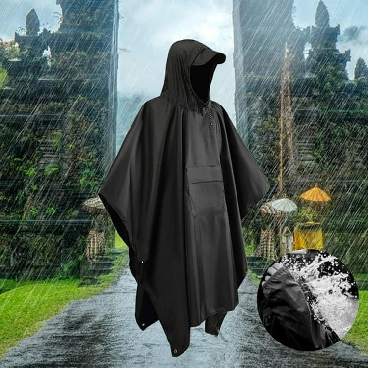 Custom Polyester Fabric for Raincoat Breathable Waterproof Poncho Rain Coat Raincoat With Pocket, Oem Raincoat With Hood Cap Men