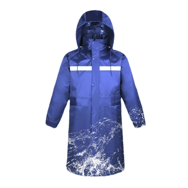 Full-body Rainstorm protection Outdoor Labor protection Windbreaker Long Suit  for Adult Hiking Reflective