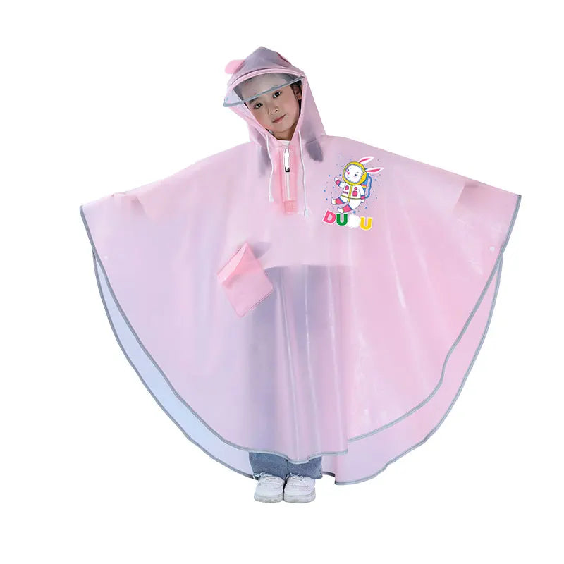Rainproof Waterproof EVA Custom Raincoat Kids Poncho New Design Adorable Baby Cartoon for School Camp Travel Universal RAINWEAR