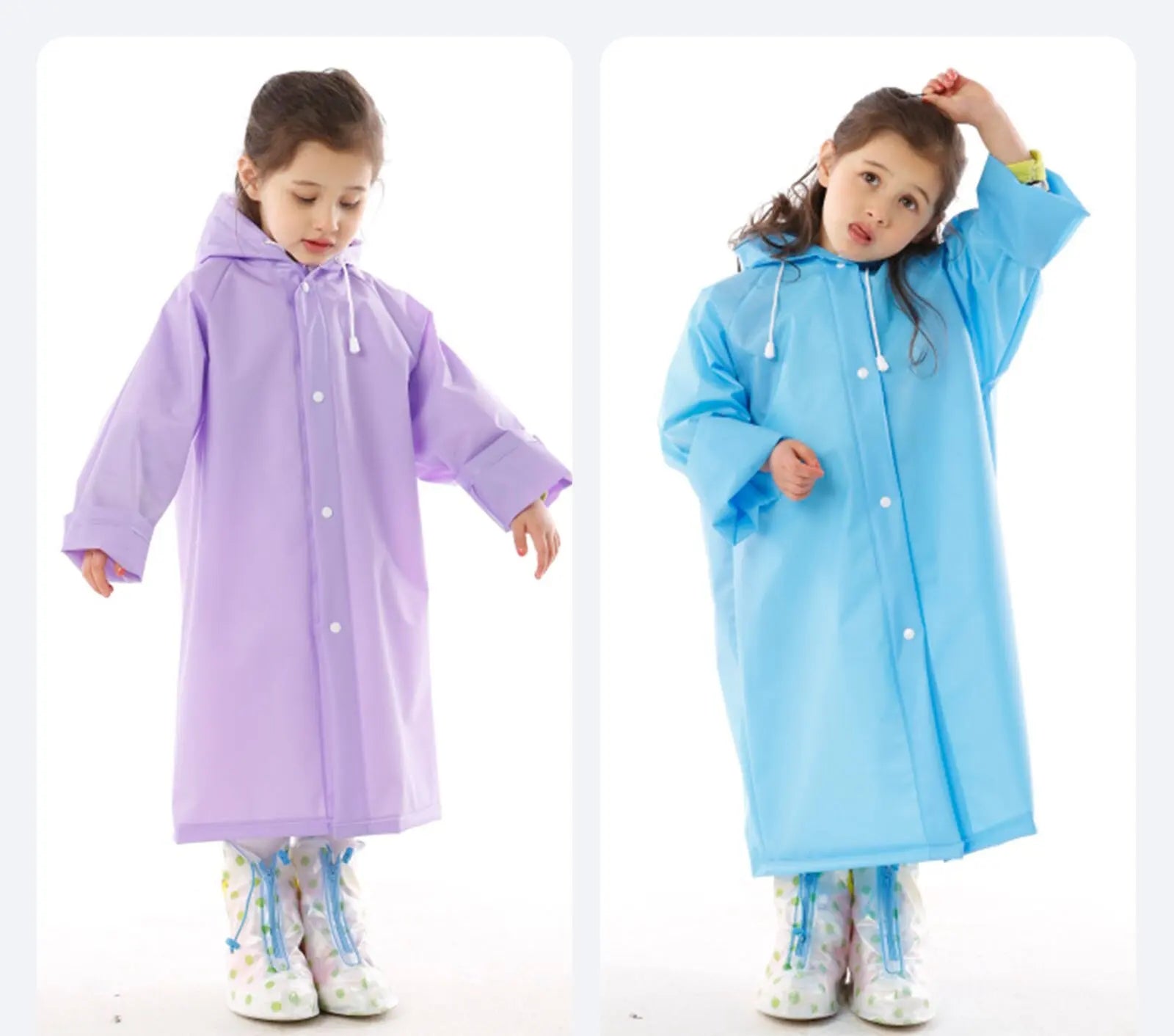 Fashionable EVA Waterproof Rain for for Boys Girls Children-Simple Design for Outdoor Camping & Tour Rainy Days