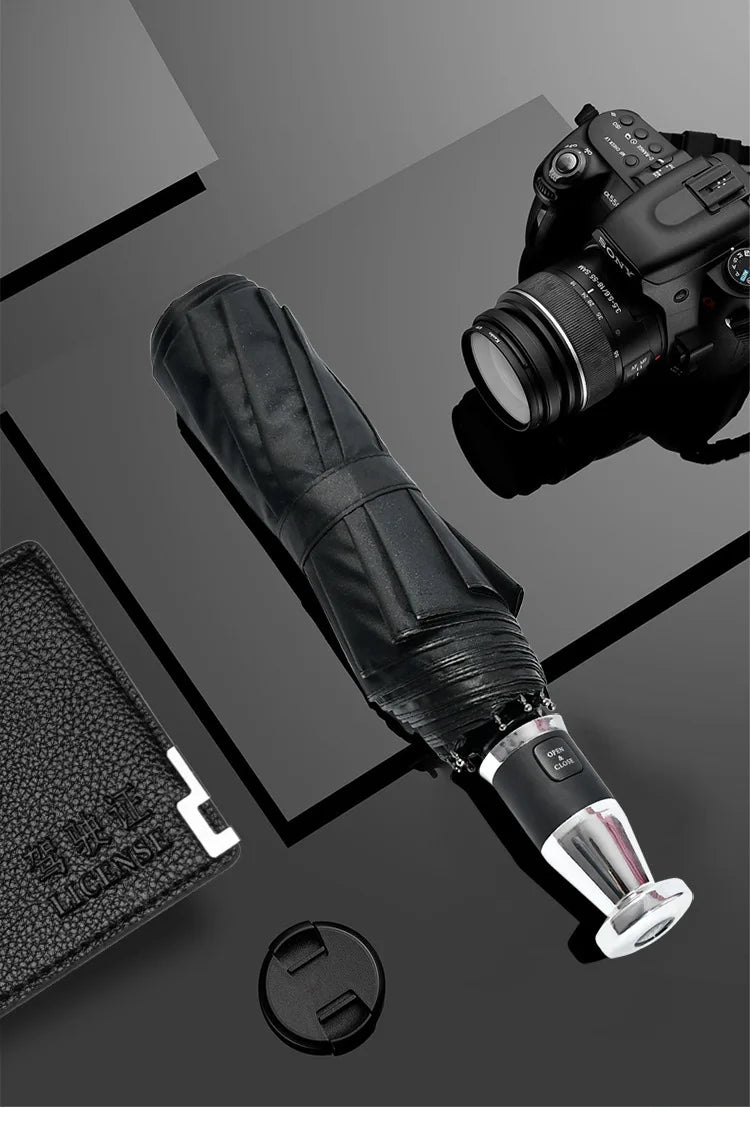 Car Window Breaker Umbrella Emergency Umbrella 10 Rib Multi Function Business Umbrella