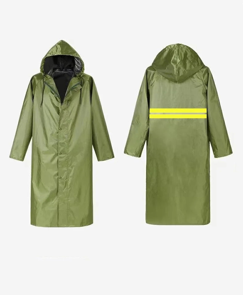 Factory Price Custom Poncho Raincoat for Adults Waterproof With Reflective Tape High Quality Reusable XXL Size for Hiking