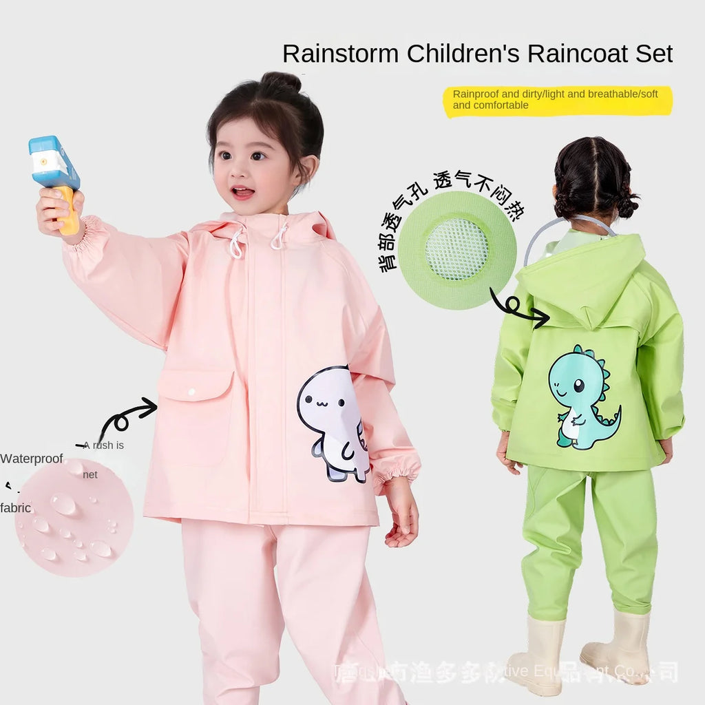 Children's Boys Cartoon Waterproof Oxford Cloth for Single-person for Primary School Students Camping Travel