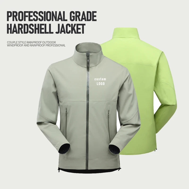 T800 Chunyafang Three-layer Composite Men's and Women's Outdoor Waterproof Jackets,  Outdoor Hard Shells, Sports Outerwear