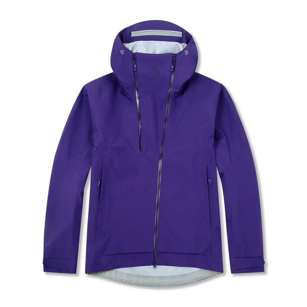 Unisex Lightweight Single-Layer Winter Jacket Thin Stand Collar Waterproof for WindStopper New Year's Outdoor Loose Fit Jacket