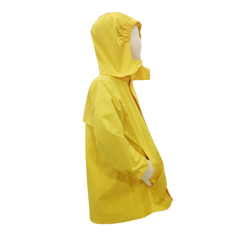 Unisex Lightweight Rain Jacket Hooded Raincoat Poncho Custom Transparent Raincoat Jacket for Kids Bike Rider for Girls