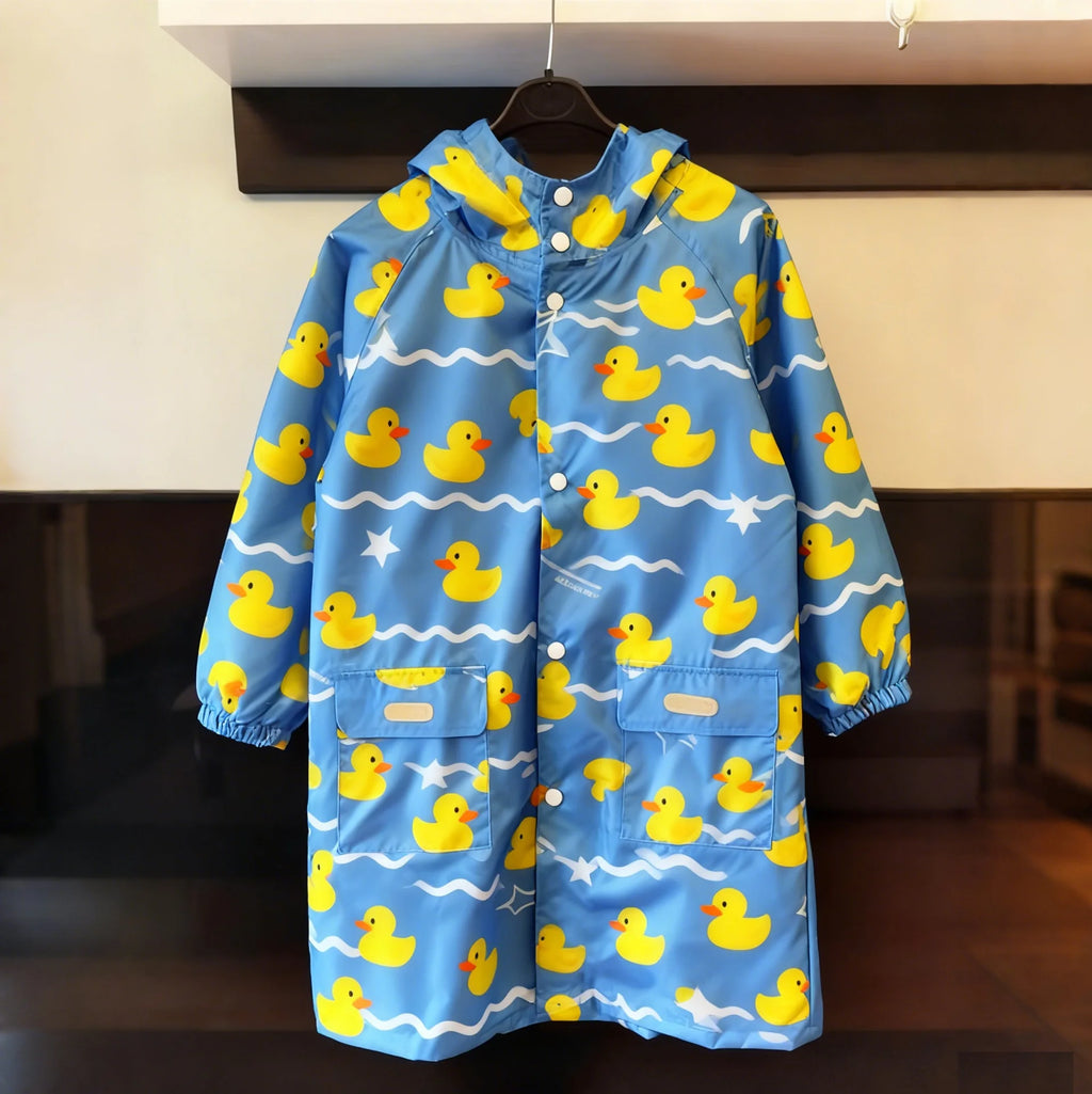 Children's Raincoat 2025 New Style Lightweight Breathable Rain Poncho for Boys Girls Middle Large Children Kindergarten Babies