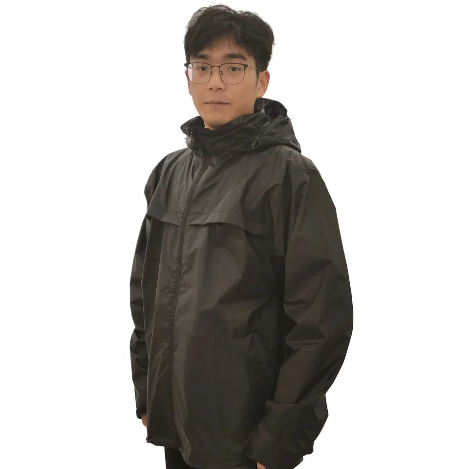 Men's Waterproof Trench Coat Spring Autumn Thin Style Overalls Foreign Trade Raincoat With Logo Decoration for Outdoor Sports