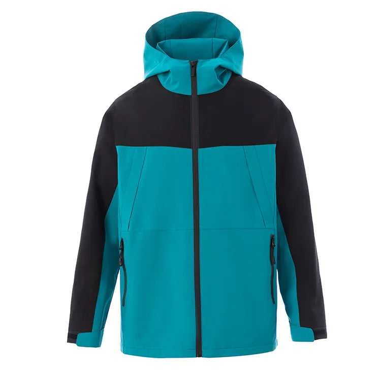 Autumn Winter Men's Single-Layer Assault Jacket Waterproof Windproof Coat Printed LOGO Outdoor Advertising Overalls-Wholesale