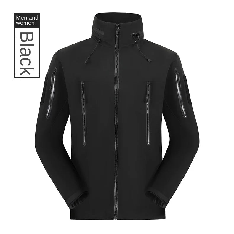 Bird Family  Bird Motorcycle Jacket Zipper Thin Solid Unisex Waterproof Windproof Winter Outdoor Mountaineering