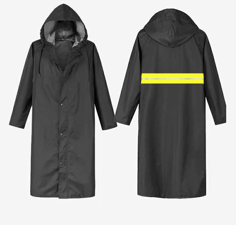 Factory Price Custom Poncho Raincoat for Adults Waterproof With Reflective Tape High Quality Reusable XXL Size for Hiking