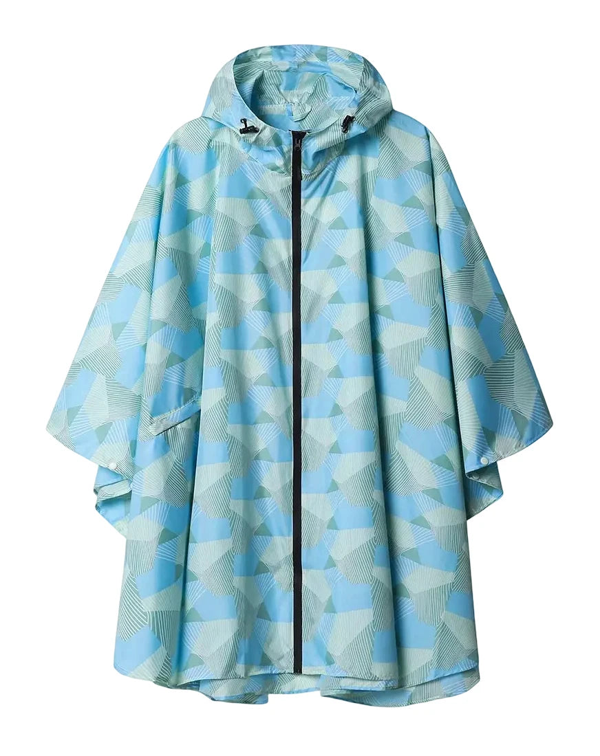 Mountaineering Fishing Mountain Bicycle Rain Cape Hiking Custom Raincoat Cape With Logo for Men and Women Waterproof Rain Poncho