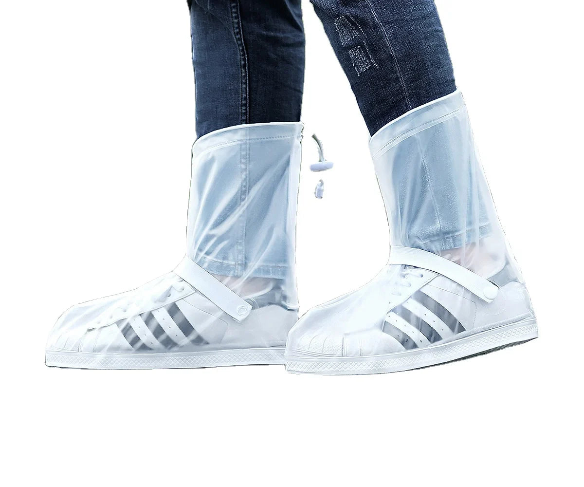 High Quality PVC Rain Boot With Reflective Antislip Custom Logo Unisex Shoe Covers All Seasons-for Winter Summer Autumn Spring