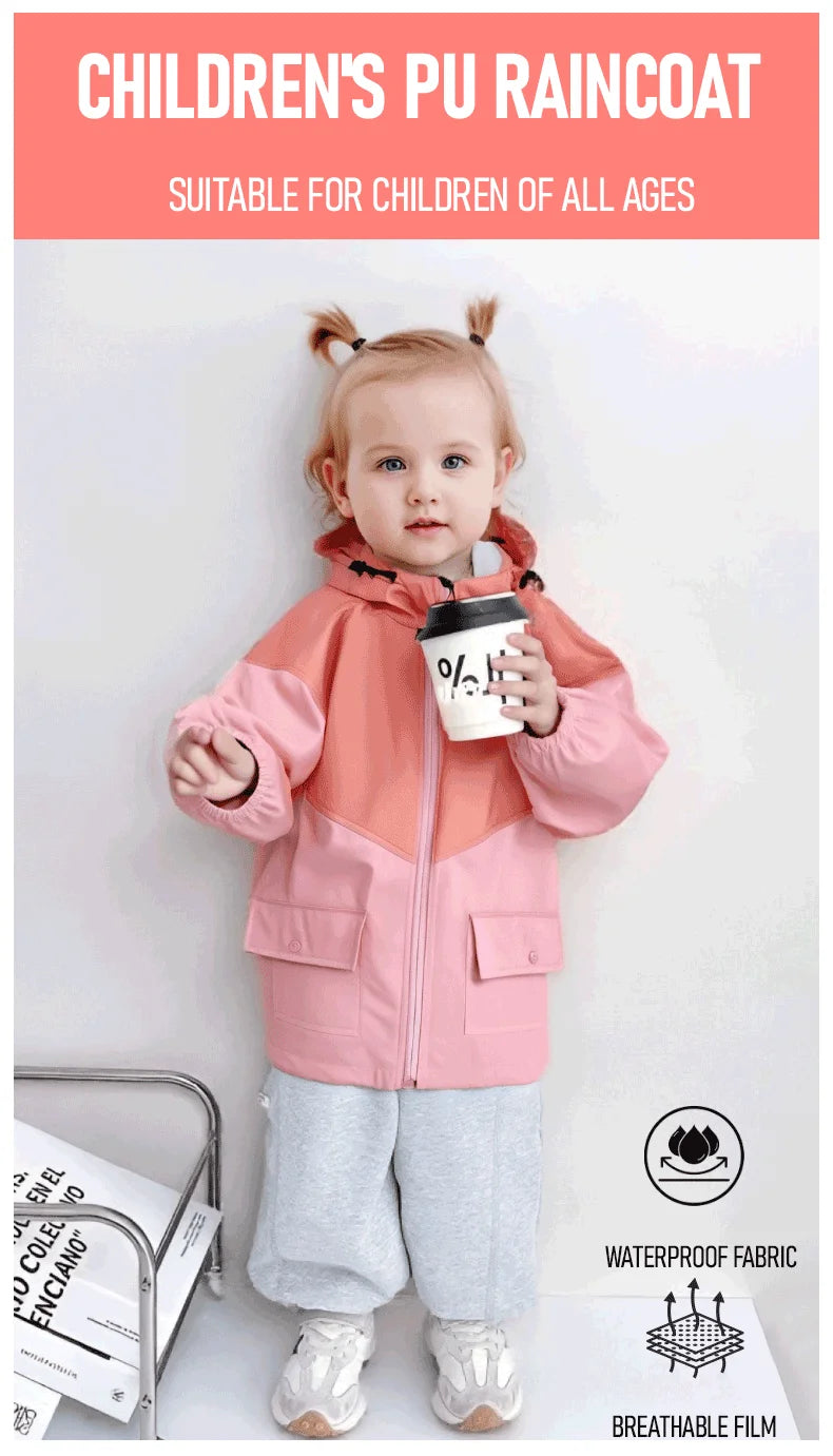 Children's Waterproof Winter Sports Windbreaker Warm Hooded Coat for Outdoor Sports for Winter Sports Hiking Mountain Adventures