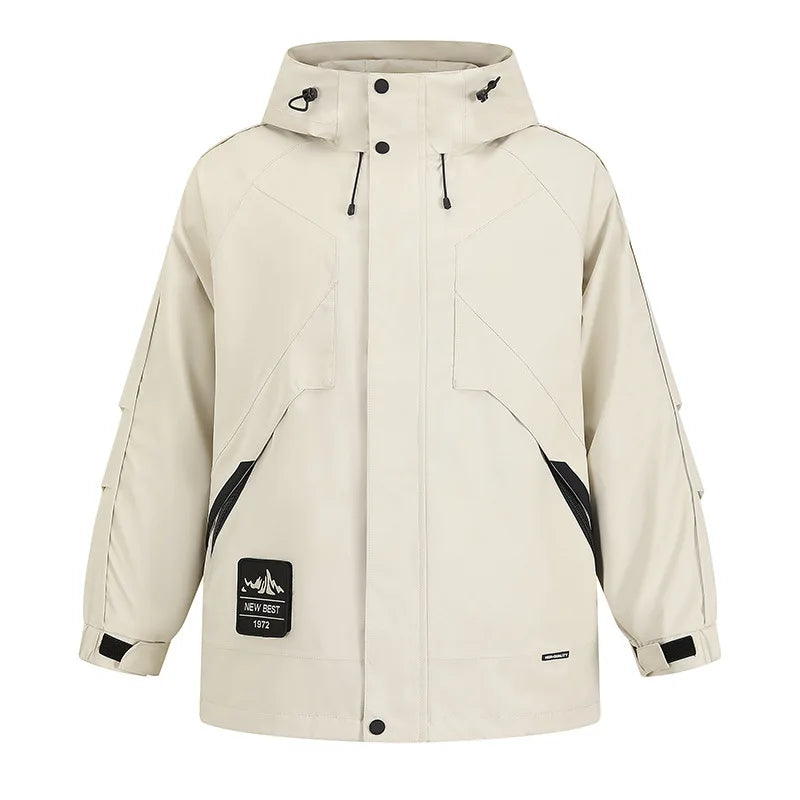 Men's & Women's Outdoor Jacket Two-Piece Set Detachable Fleece Lining Windproof Waterproof Breathable Warm Suit