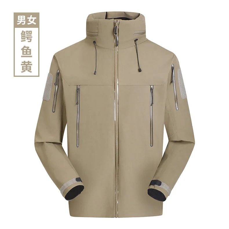 Bird Family  Bird Motorcycle Jacket Zipper Thin Solid Unisex Waterproof Windproof Winter Outdoor Mountaineering