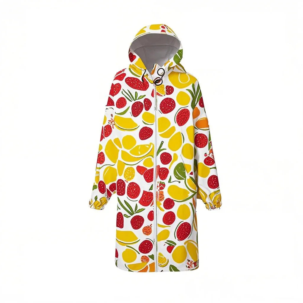 Universal Polyester Fashion Foldable Lightweight Waterproof Windproof Rain Jacket Coat for Daily Wear Travel Outdoor Activities