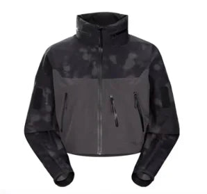 Women's Fashion Mid-Style Long-Sleeved Collar Slim-Fit Tights Waterproof Winter Single-Style Outdoor Jacket