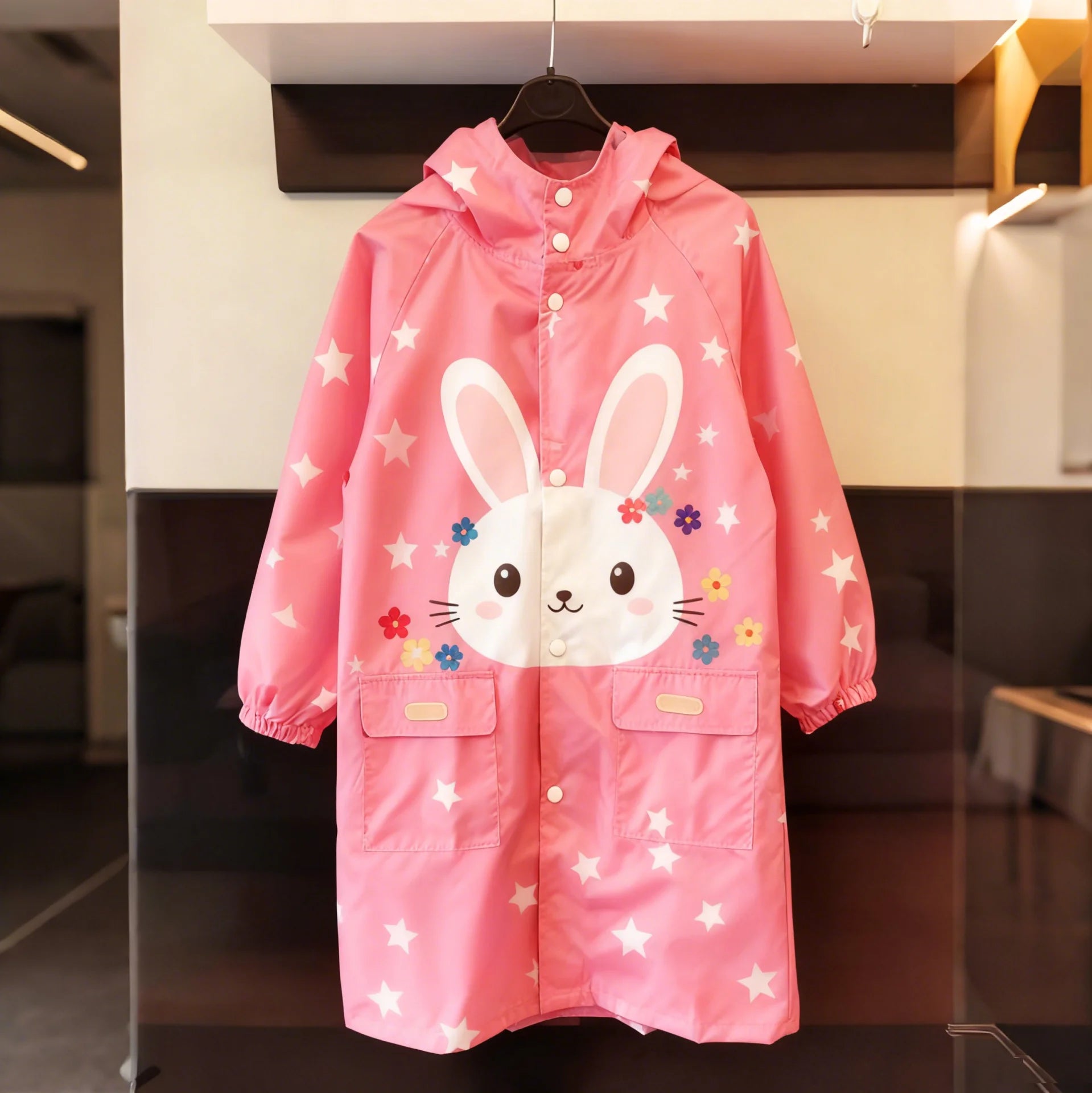 2025 New Lightweight Waterproof Raincoat for Boys Girls Children's Kindergarten Rain Poncho Cartoon Style Breathable Rain Gear