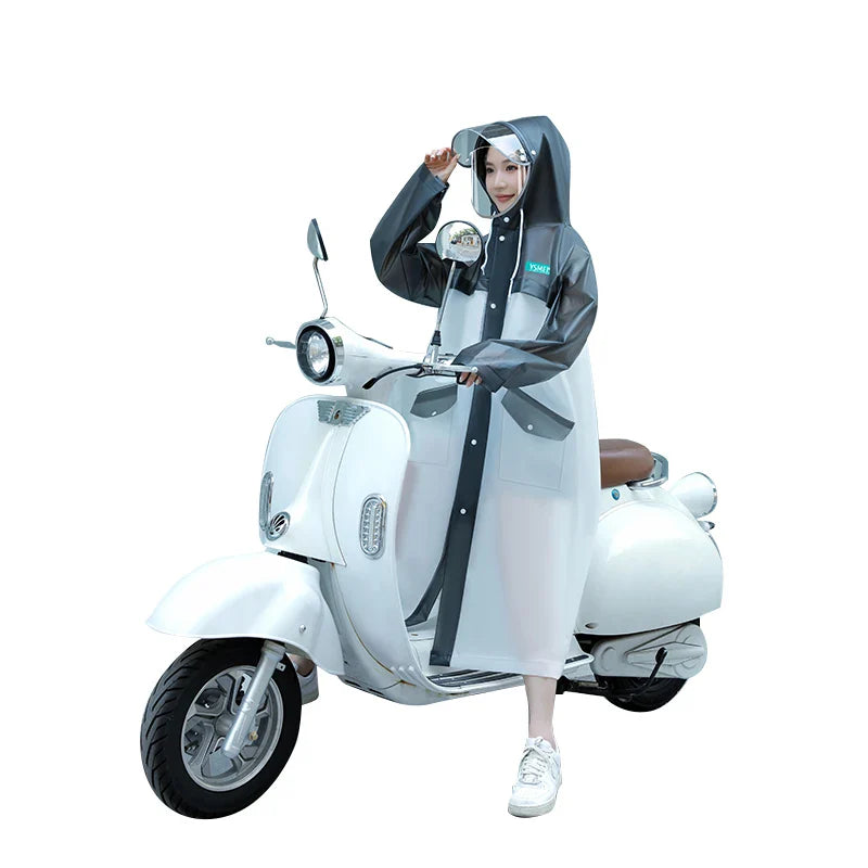 Latest Design PVC Raincoat Waterproof Poncho Economical Bicycle Cycling Motorcycle Riding Cover Reusable Hiking Work Outdoor