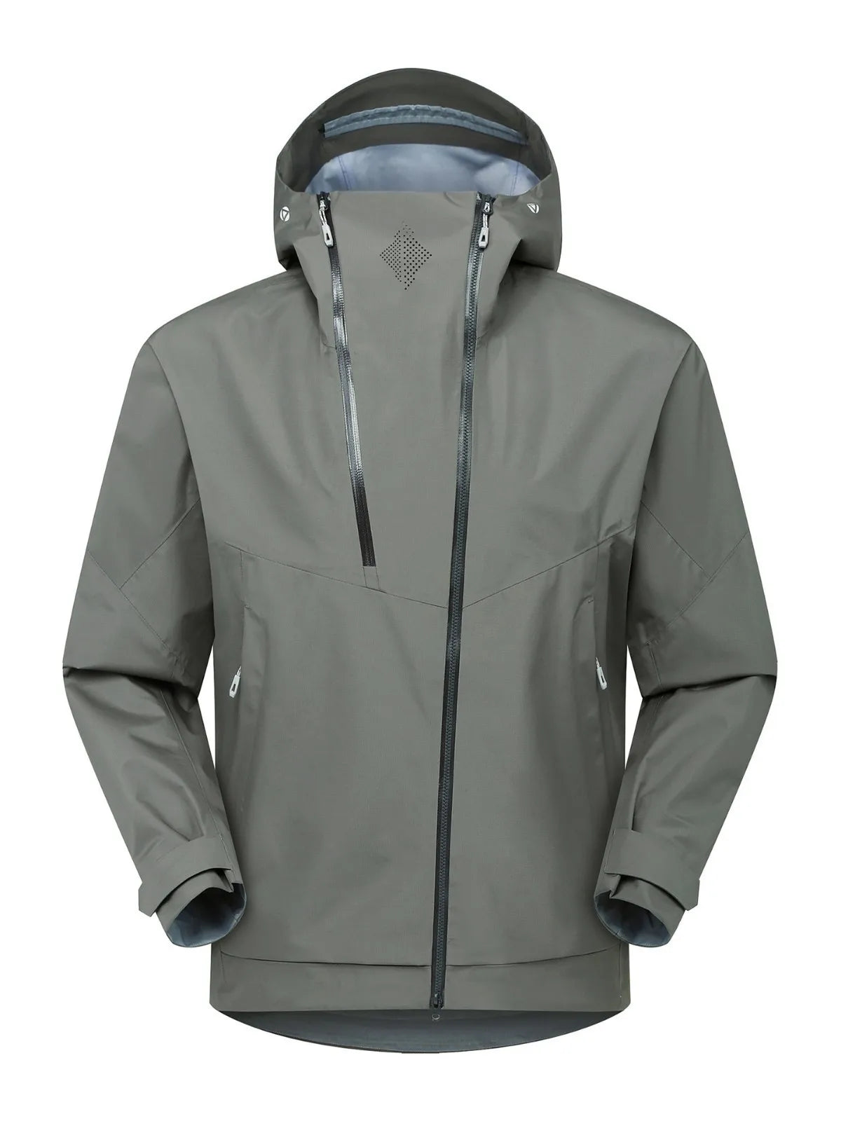 New Lightweight Single-layer Winter Thin Stand Collar Waterproof for WindStopper Unisex Loose Fit Jacket