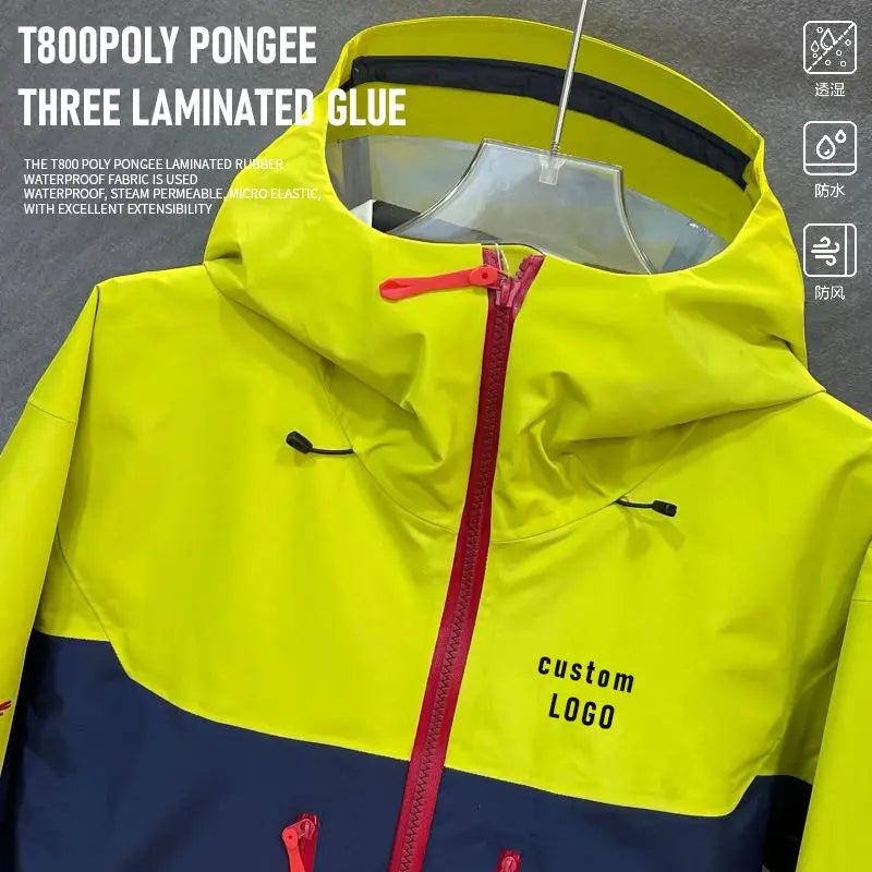Women's Waterproof Winter Snow Coat with Warm Hood Outdoor Sports Windbreaker Raincoat for Mountain Adventures Hiking Jackets