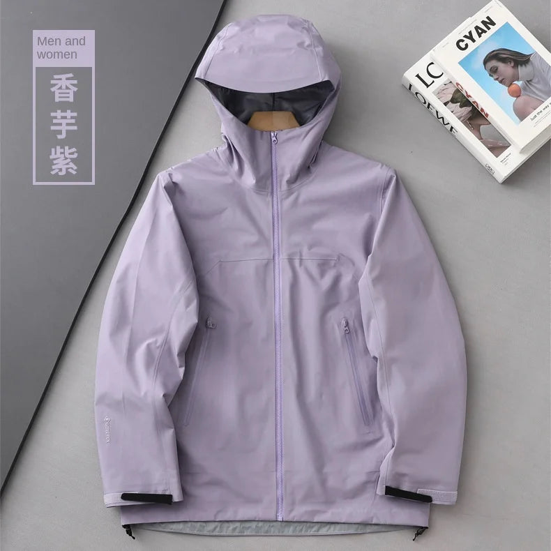 Bird Home JK Waterproof Windproof Hard Shell for Technology Men's Women's Hooded Jacket Heat Sealing Adhesive Outdoor