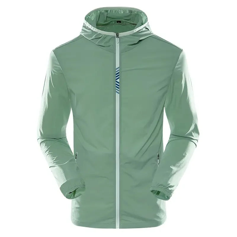 OEM/ODM Custom Waterproof Rain Windcheater Track High Quality Full Zip Softshell Windbreaker Men