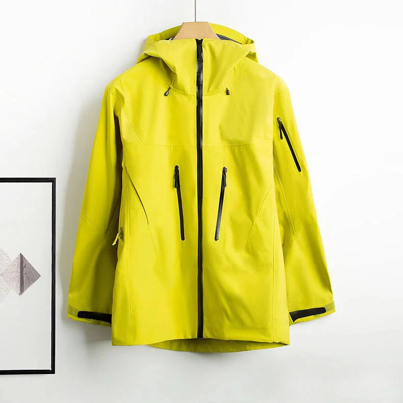 Manufacturer of Waterproof 3-Layer  Hard Shell Windbreaker Outdoor Jacket Zipper Closure With CE and ISO9001 Certificates