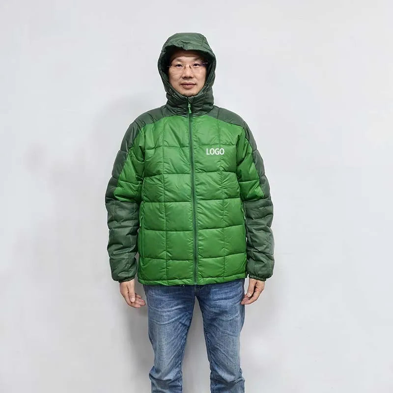 Factory Customized Hooded Puffer Jacket Windproof Thick Winter Cotton Padded Jacket for Men&Women Loose Casual Hooded