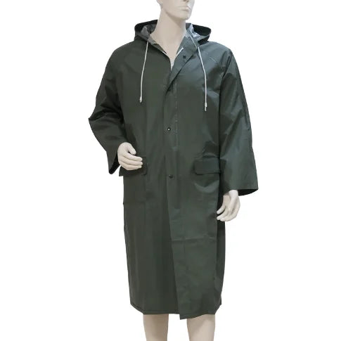 PVC Extended Raincoat for Outdoor Duty Travel, Convenient Cycling, Windbreaker and Raincoat