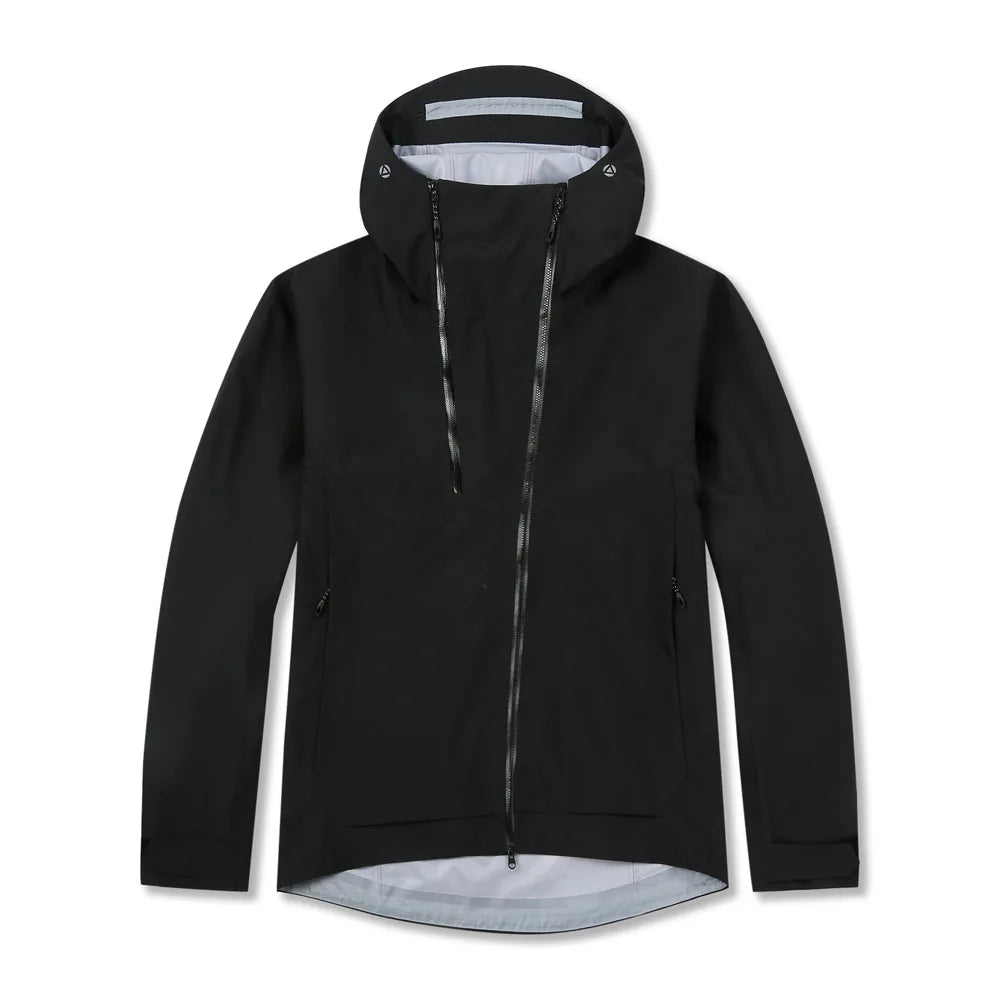 Unisex Lightweight Single-Layer Winter Jacket Thin Stand Collar Waterproof for WindStopper New Year's Outdoor Loose Fit Jacket