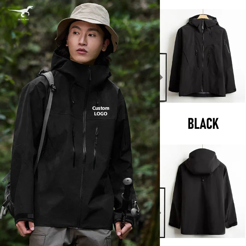 Waterproof Fashion Style Windbreaker Rain Jacket for Men & Women Rainwear for Work & Outdoor Tours Climbing Camping Hiking