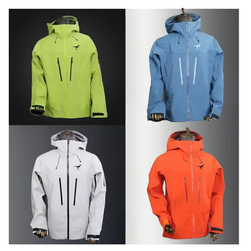 Lightweight Slim Printed Parka Jacket Waterproof Windproof Outdoor Jacket Customized Logo Raincoat for Spring
