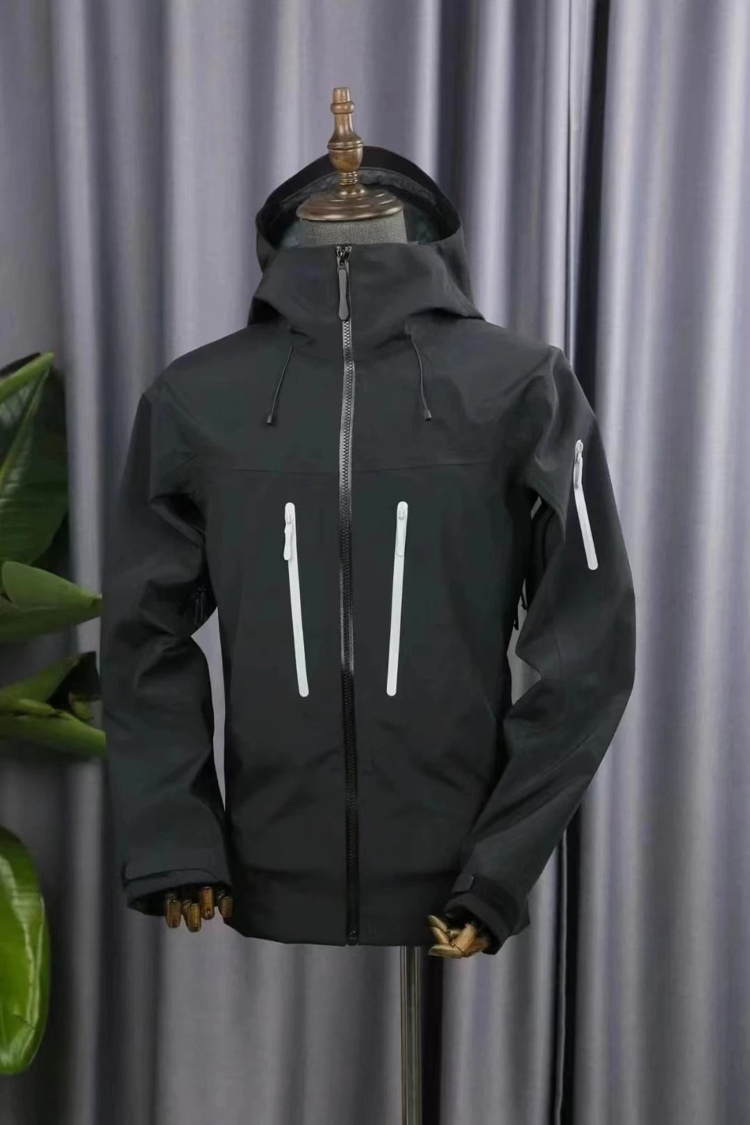 Lightweight Slim Printed Parka Jacket Waterproof Windproof Outdoor Jacket Customized Logo Raincoat for Spring