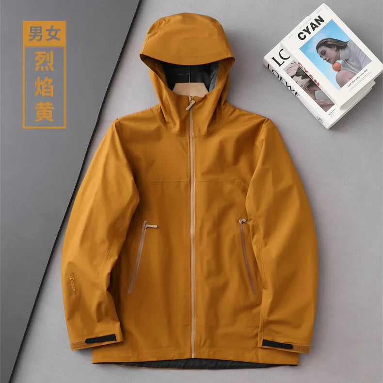 Bird Home JK Waterproof Windproof Hard Shell for Technology Men's Women's Hooded Jacket Heat Sealing Adhesive Outdoor